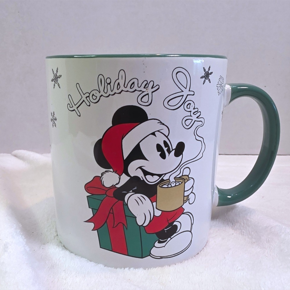 Disney Mickey Mouse Holiday Joy Coffee Mug by Zrike Brands